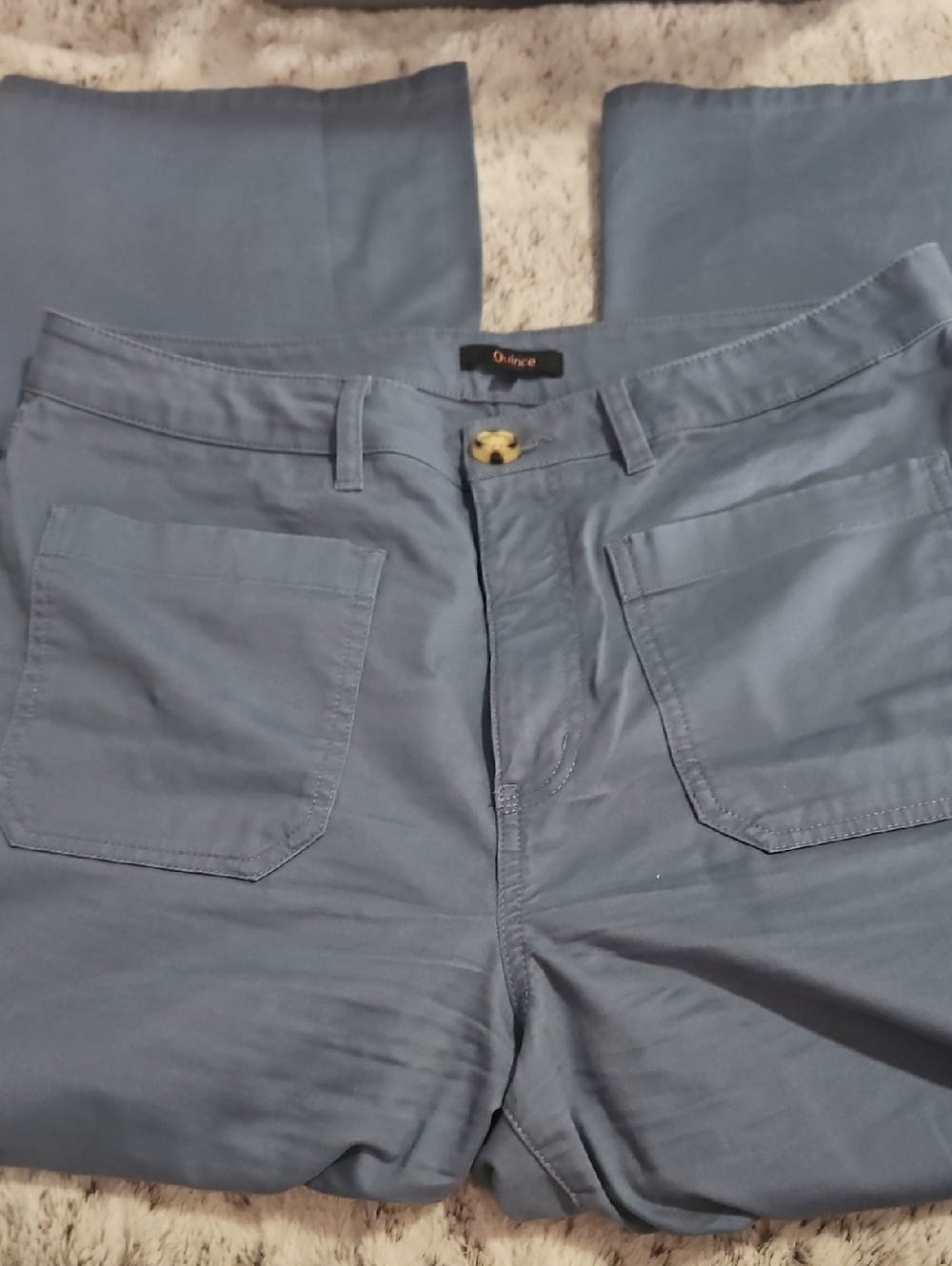 Quince Women's Slate Blue Casual Pants